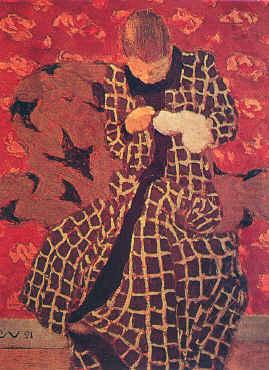 Woman Darning, Edouard Vuillard